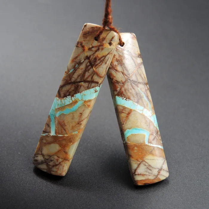 Intrinsic Trading Earrings Natural Turquoise From Royston Nevada Cabochon Cab Pair Drilled Matched Earrings Bead Pair E1499 Intrinsic Trading Earrings Natural Turquoise From Royston Nevada Cabochon Cab Pair Drilled Matched Earrings Bead Pair E1499