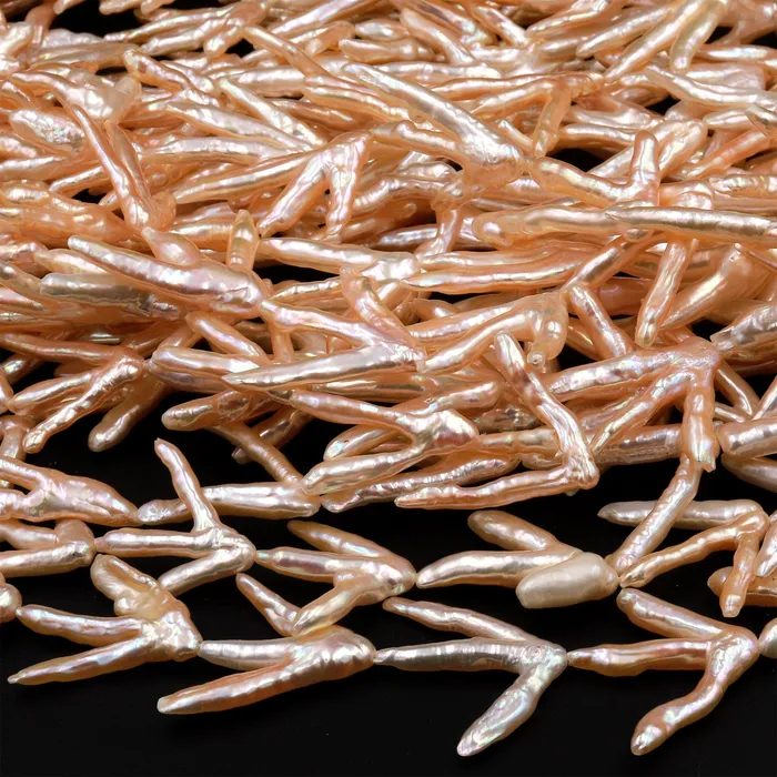 Intrinsic Trading Necklaces Freeform Natural Peach Pink Biwa Pearl Long Stick Branch Pearl Pendant Genuine Freshwater Pearl 16 Strand Intrinsic Trading Necklaces Freeform Natural Peach Pink Biwa Pearl Long Stick Branch Pearl Pendant Genuine Freshwater Pearl 16 Strand