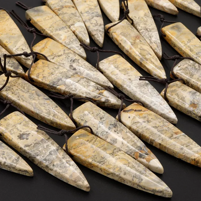 Intrinsic Trading Necklaces Natural Galaxy Jasper Pendant Top Side Drilled Long Dagger Pendant Natural Multi Color Jasper Bead Intrinsic Trading Necklaces Natural Galaxy Jasper Pendant Top Side Drilled Long Dagger Pendant Natural Multi Color Jasper Bead