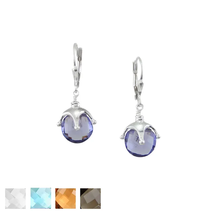 Jester Cap Earrings Small Silver Q Evon Earrings