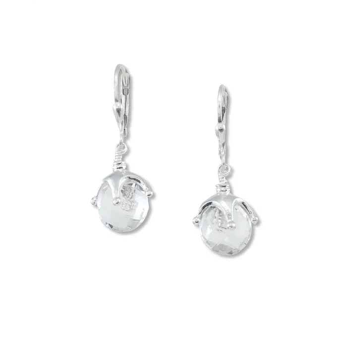 Jester Cap Earrings Small Silver Q Evon Earrings