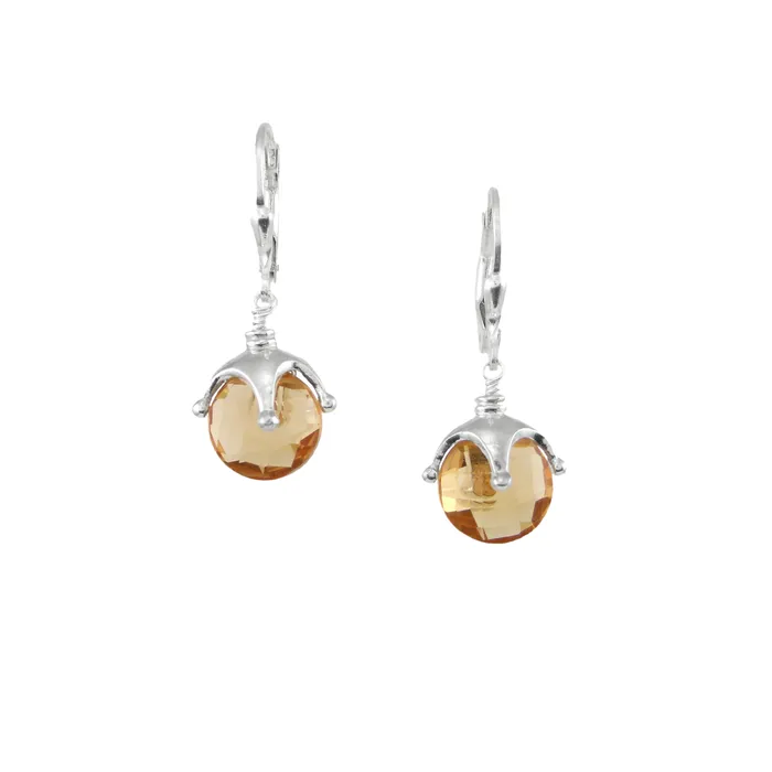 Jester Cap Earrings Small Silver Q Evon Earrings