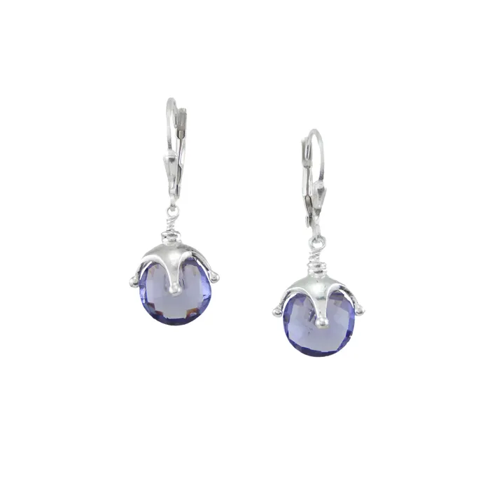 Jester Cap Earrings Small Silver Q Evon Earrings