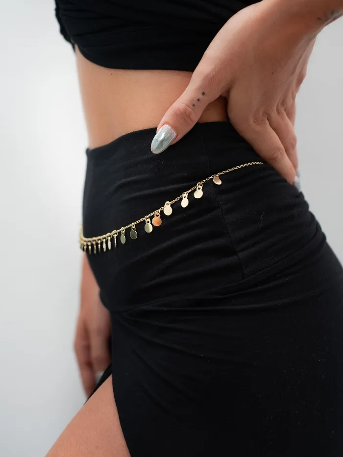 Kapit Mas Jewelry Manufacturing PreStyled Sets Lakshmi Belt 18k Gold Plated