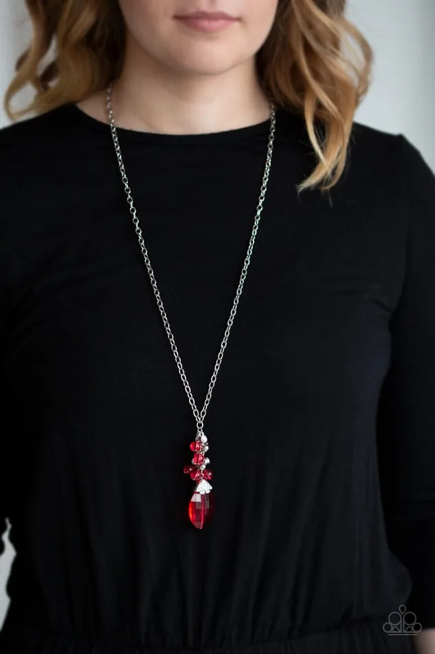 Necklaces All Eyes On U Jewelry Paparazzi Accessories Crystal Cascade Red Paparazzi Necklace Necklaces All Eyes On U Jewelry Paparazzi Accessories Crystal Cascade Red Paparazzi Necklace