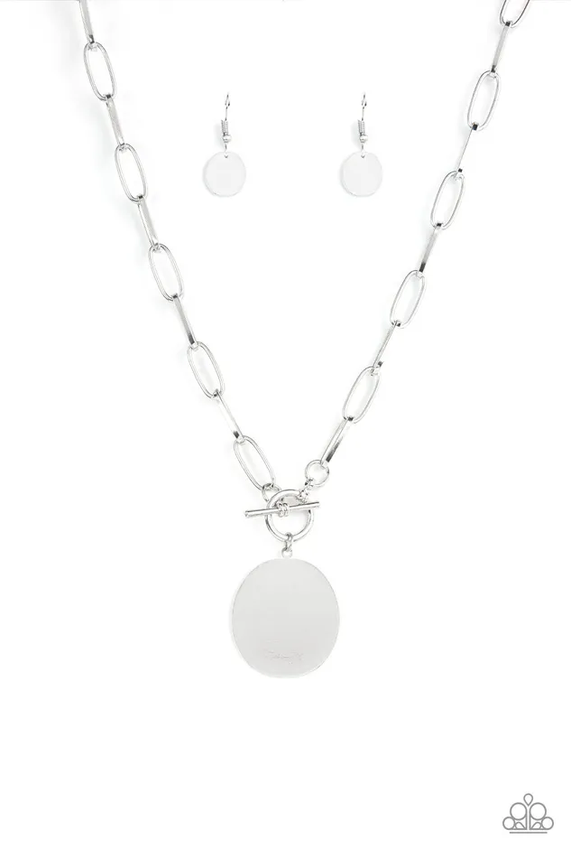 Necklaces All Eyes On U Jewelry Paparazzi Accessories Tag Out Silver Paparazzi Necklace Necklaces All Eyes On U Jewelry Paparazzi Accessories Tag Out Silver Paparazzi Necklace