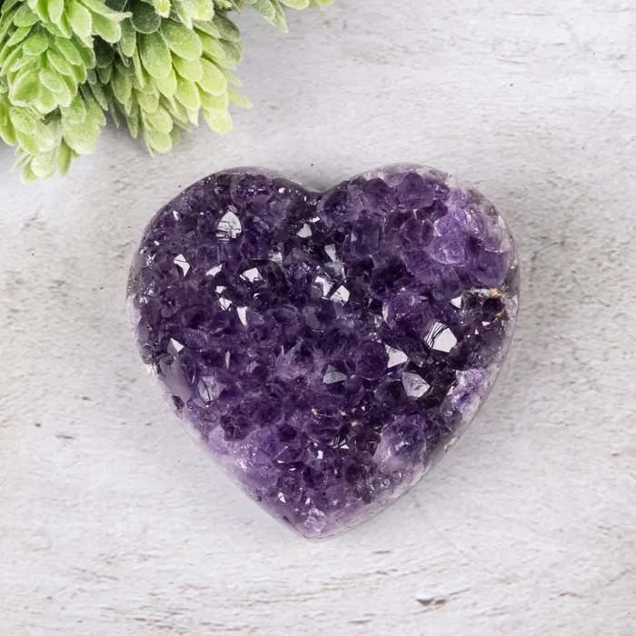 Necklaces Amethyst Heart 292 g 80x77mm InnerVision Crystals