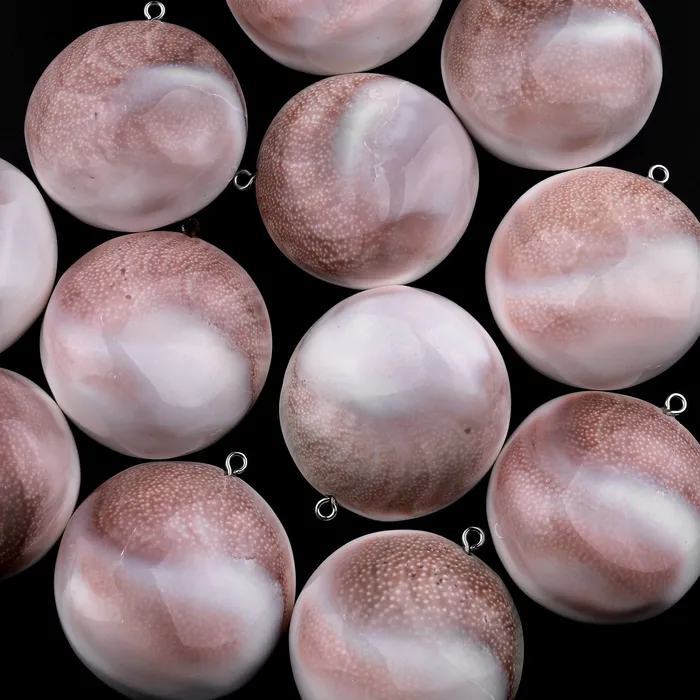 Necklaces Drilled Shiva Eye Shell Circle Round Pendant Natural Fossil Domed Mauve Pink Green Shell Pendant Focal Bead Intrinsic Trading Necklaces Drilled Shiva Eye Shell Circle Round Pendant Natural Fossil Domed Mauve Pink Green Shell Pendant Focal Bead Intrinsic Trading