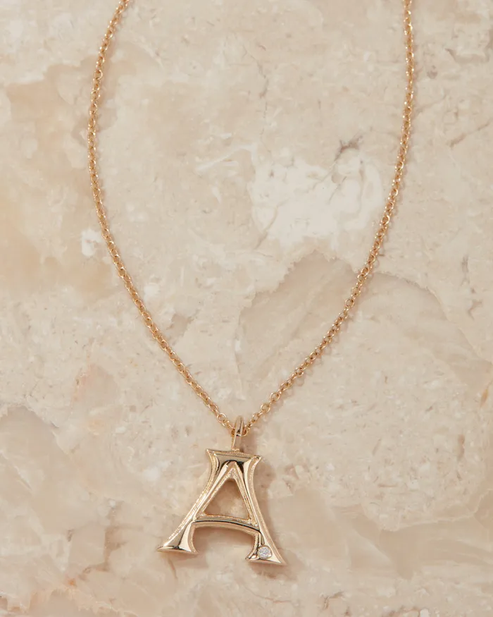Necklaces Luv Aj Fine The Initial Charm Necklace Vintage