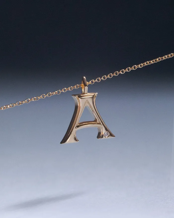 Necklaces Luv Aj Fine The Initial Charm Necklace Vintage
