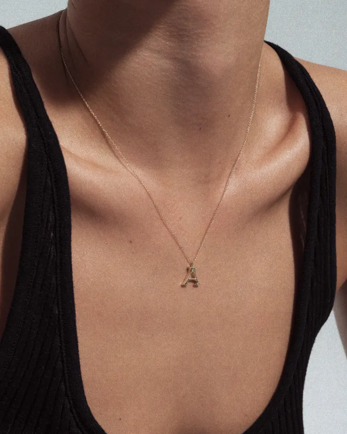 Necklaces Luv Aj Fine The Initial Charm Necklace Vintage