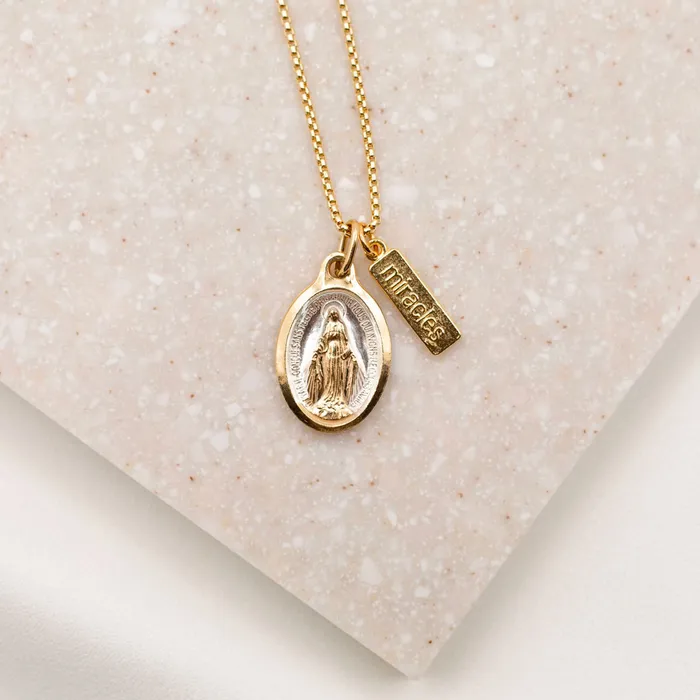 Necklaces My Saint My Hero Lourdes Miraculous Mary Necklace