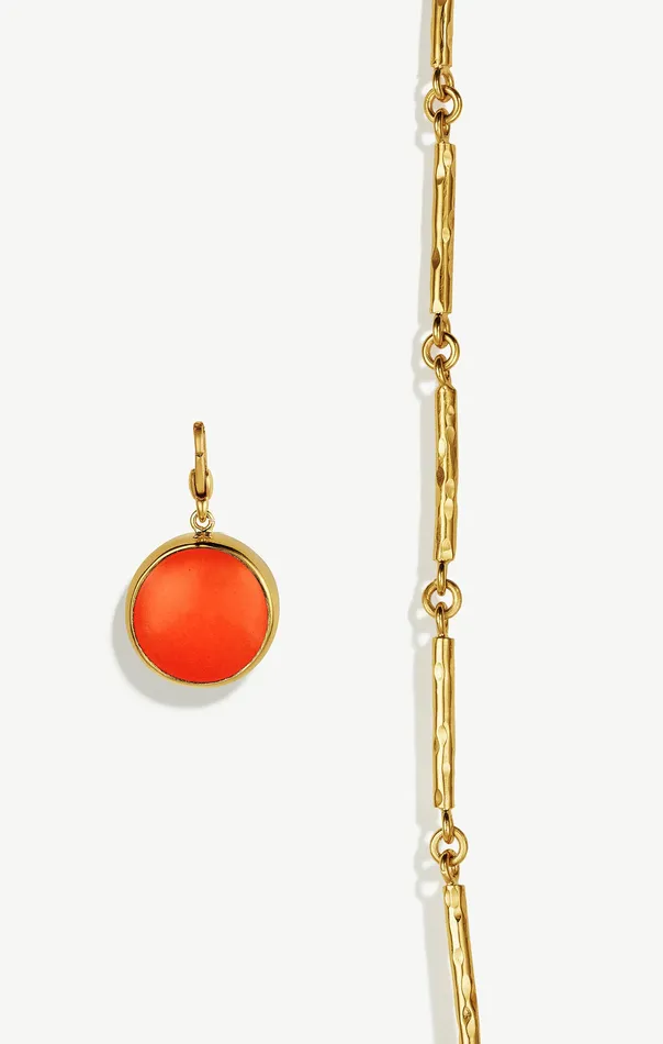 Necklaces SOKO Umbo Circle Necklace Charm Nyundo Chain Necklace Set