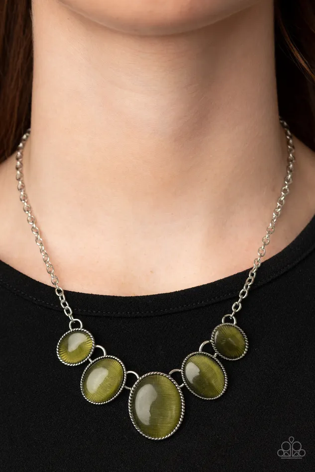 One Can Only GLEAM Green Paparazzi Necklace All Eyes On U Jewelry Paparazzi Accessories Necklaces One Can Only GLEAM Green Paparazzi Necklace All Eyes On U Jewelry Paparazzi Accessories Necklaces