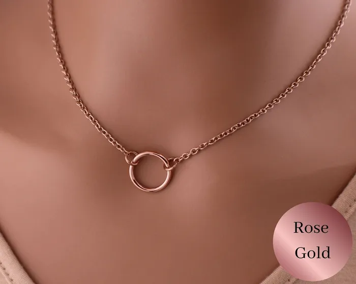 Rose Gold O Captive Collars Earrings Rose Gold O Captive Collars Earrings