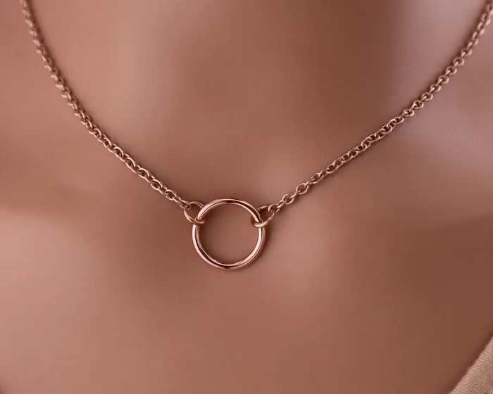 Rose Gold O Captive Collars Earrings Rose Gold O Captive Collars Earrings