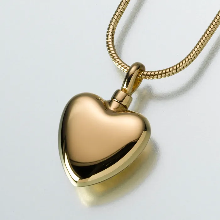 Small Gold Vermeil Heart Pendant Madelyn Necklaces