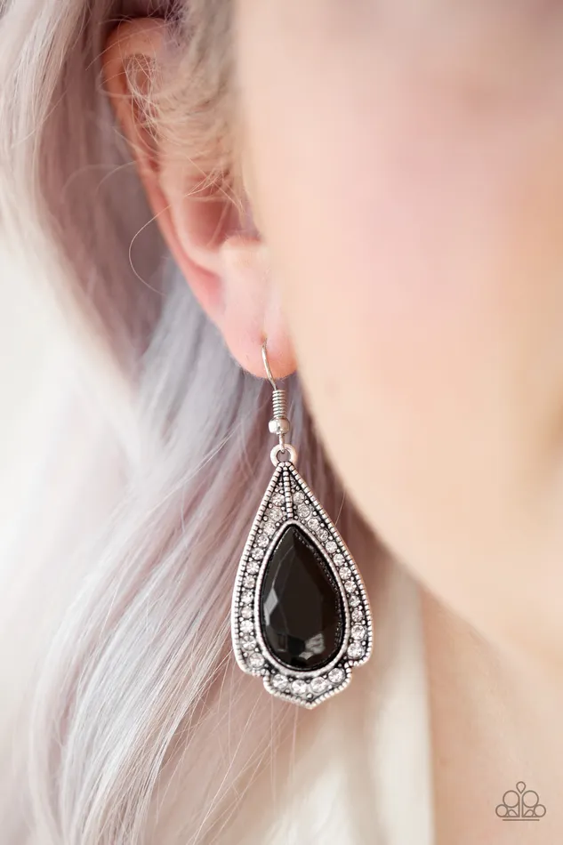 Super Stardom Black Paparazzi Earrings All Eyes On U Jewelry Paparazzi Accessories Earrings