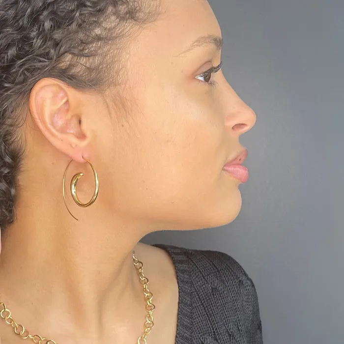 Swirl Hoops 14k Gold Q Evon PreStyled Sets