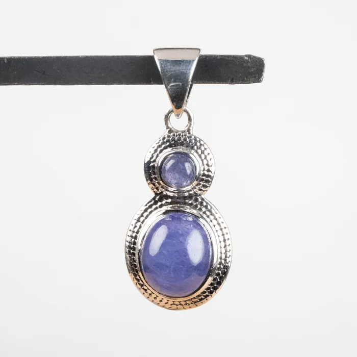 Tanzanite Pendant 485 g 37x15mm 925 Silver InnerVision Crystals Necklaces